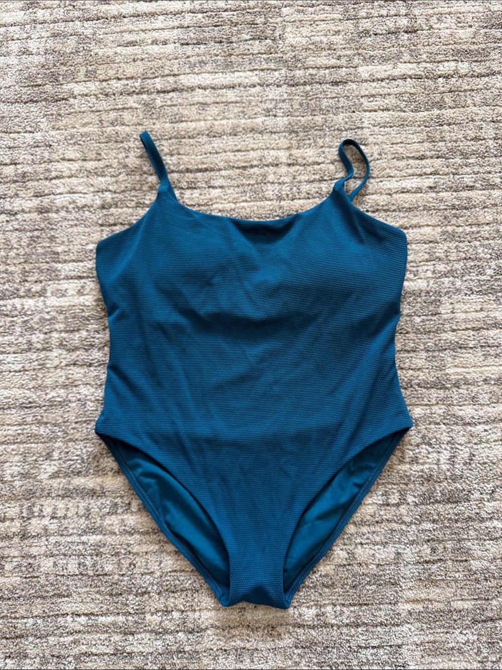 Women’s One-Piece Swimsuit - Teal Blue